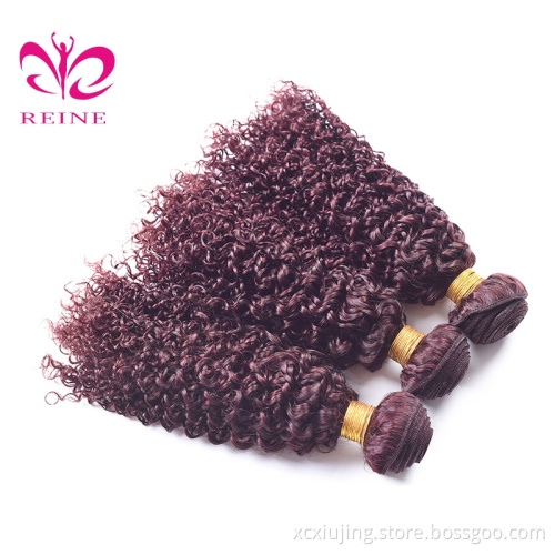 Wholesale malaysian color 99j hair weave dark red braiding hair cheap straight 100% malaysian human hair extension